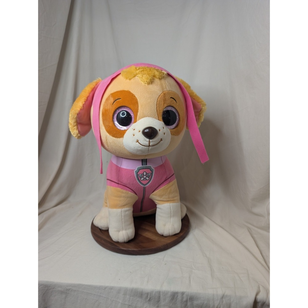 Ty Beanie Boo Large 15 Inch Skye Paw Patrol Stuffed Animal‎ Pink
